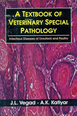 A Textbook Of Veterinary Special Pathology  Infectious Diseases Of Livestock And Poultry (Pb 2023) 